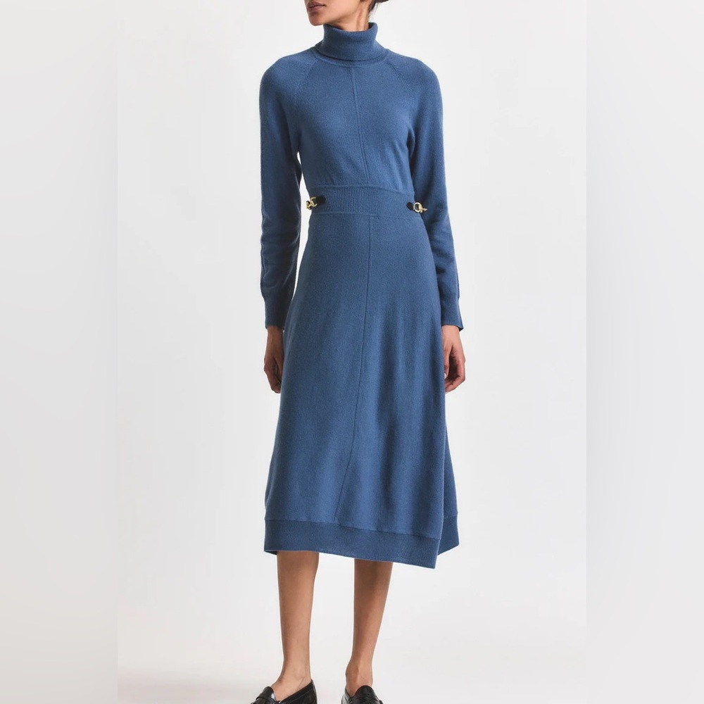 Derek Lam 10 Crosby - Becky Long Sleeve Turtleneck Wool Sweater Dress size S - Picture 6 of 7